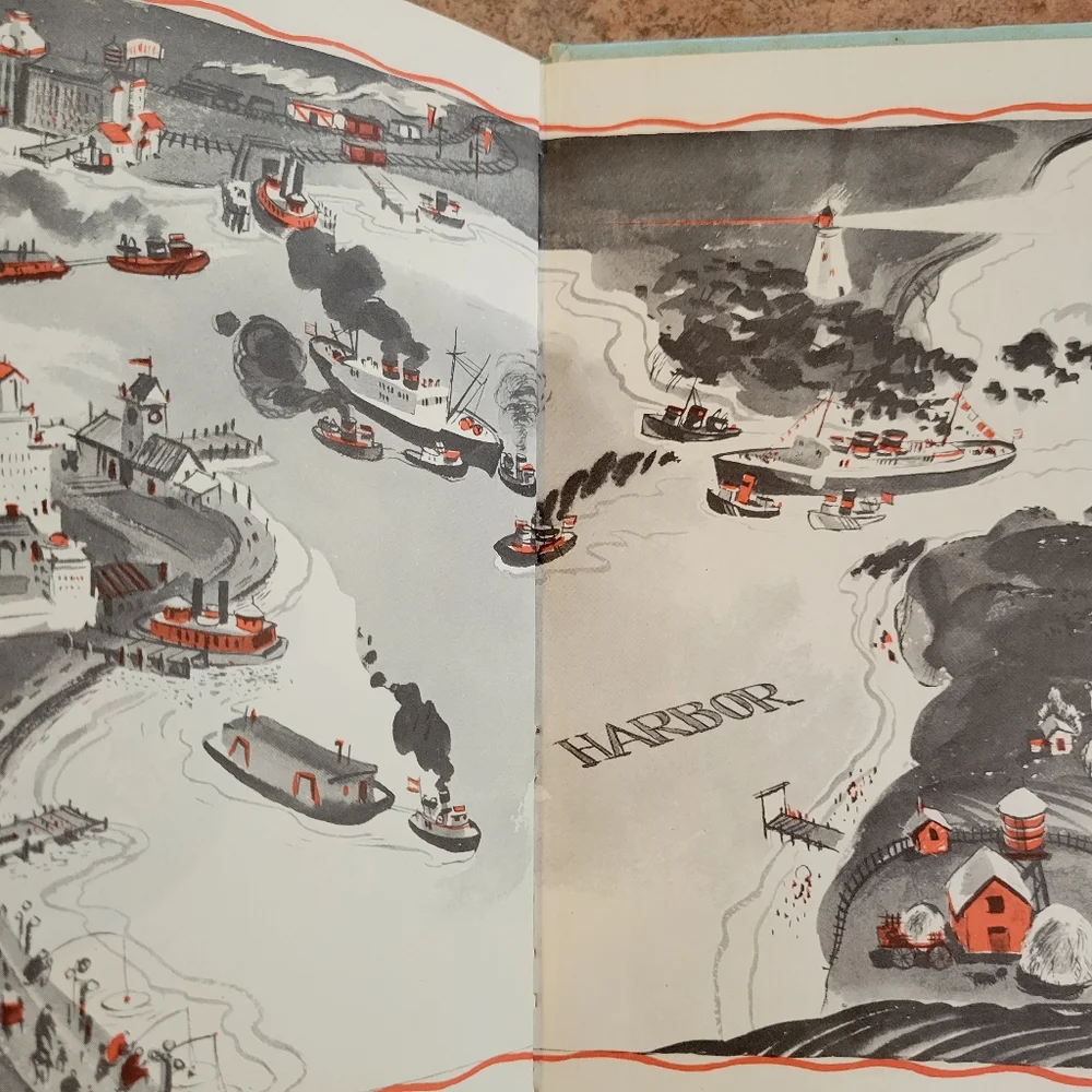 Vintage Little Toot Hard Cover Book ~ 1939  1st edition ~ by Hardie Gramatky